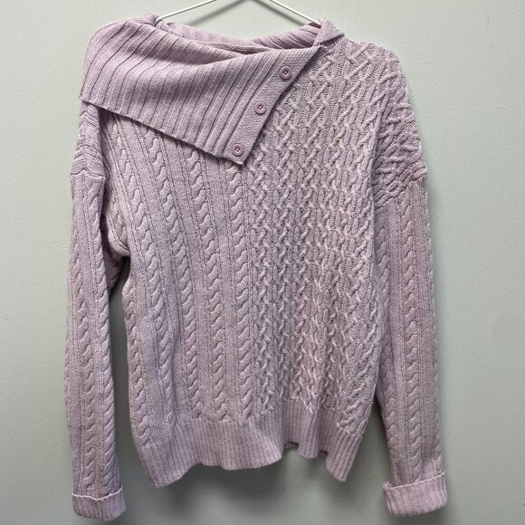 Lilac Cableknit Sweater - Picture 1 of 4